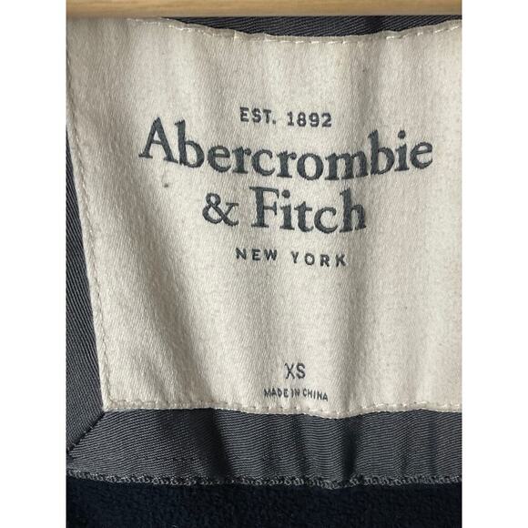 Abercrombie & Fitch Black Hooded Puffer Jacket Girls Size XS - Picture 6 of 8